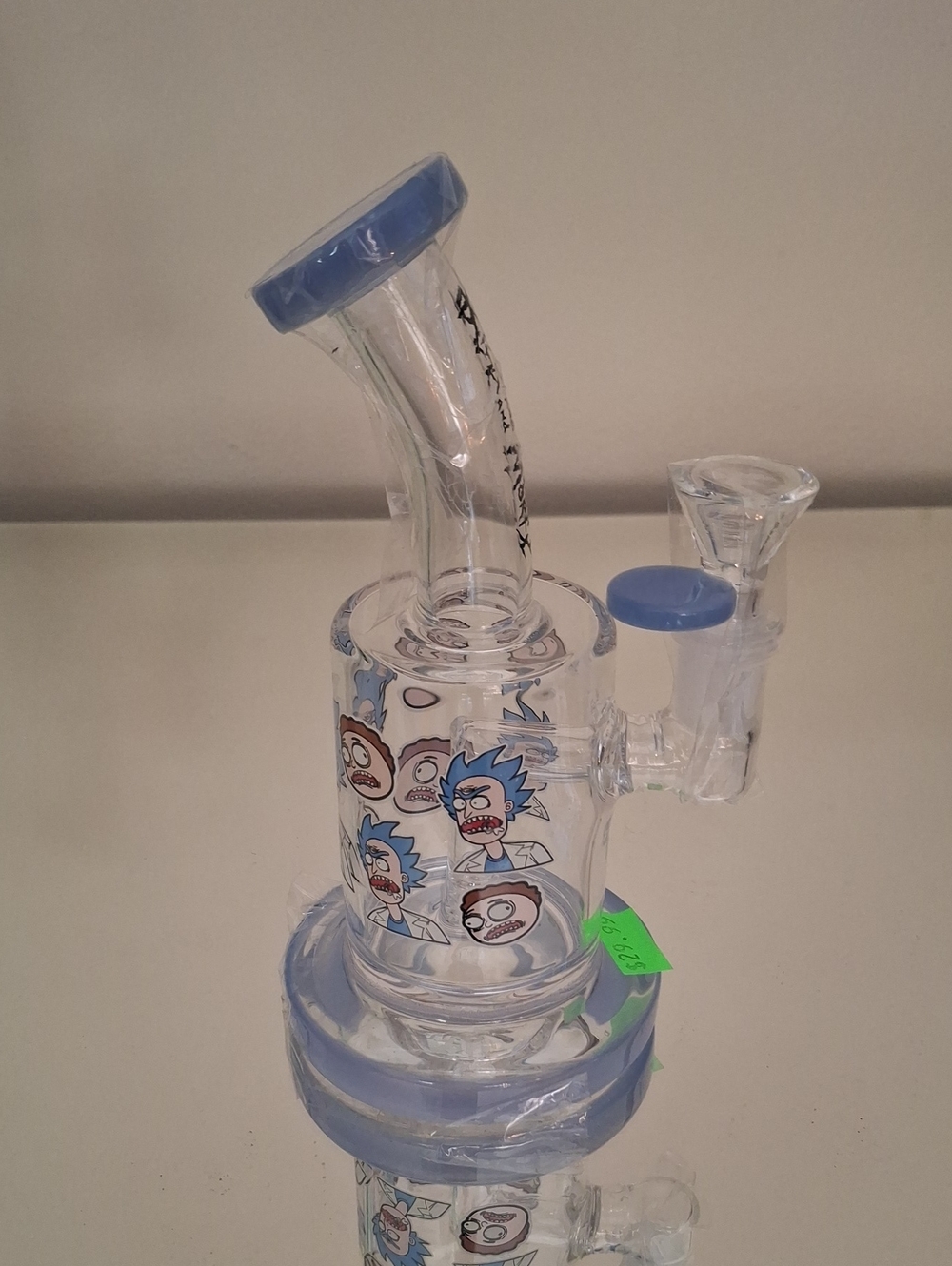 Kids Cartoon Character Glass Toy - Blue Accent
